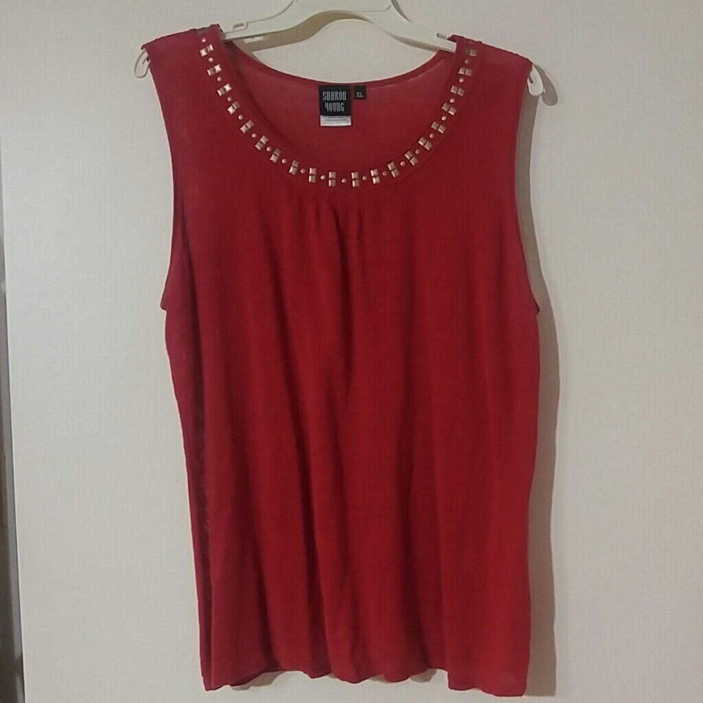 Sharon Young no sleeves top